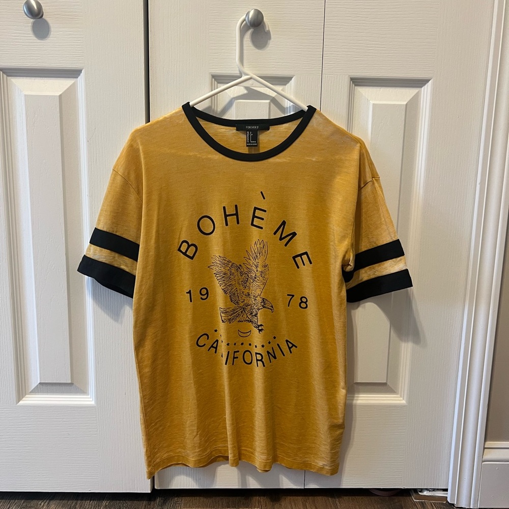 Yellow Graphic Tee